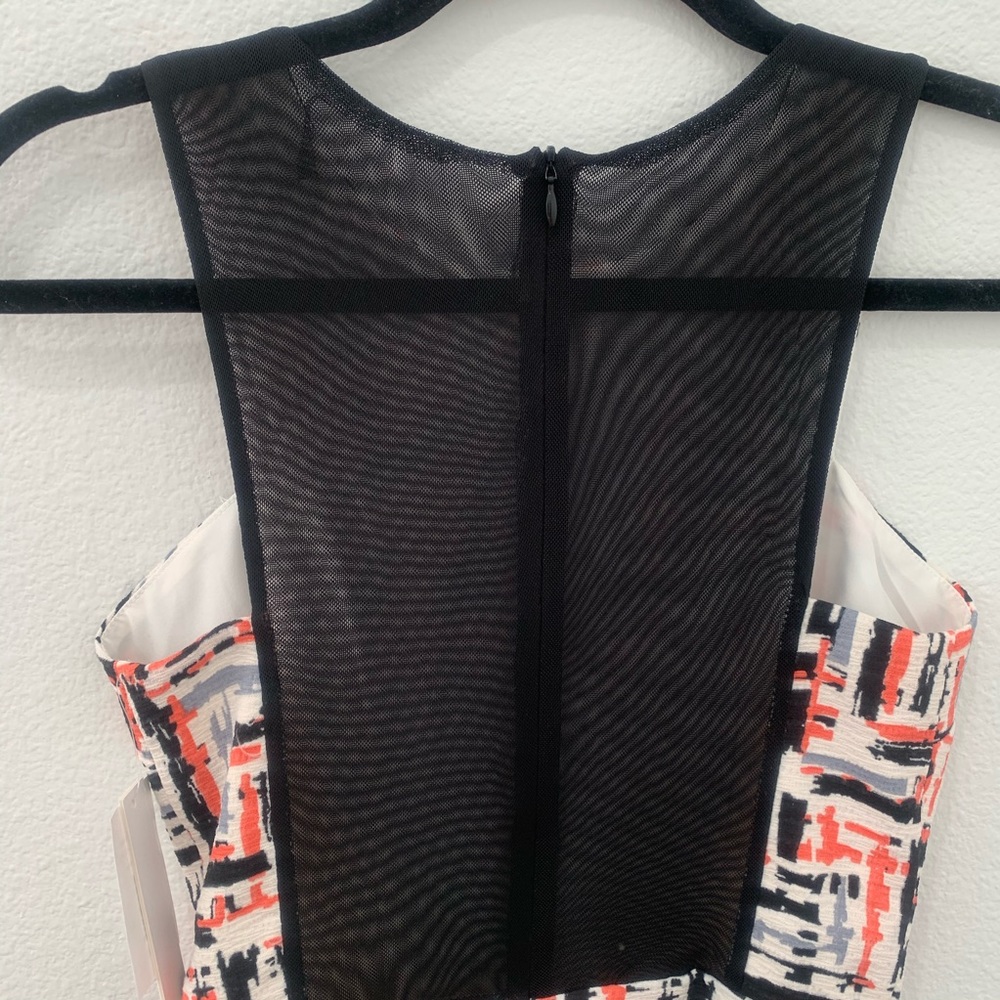 Aqua Color Block Dress - Picture 5 of 6
